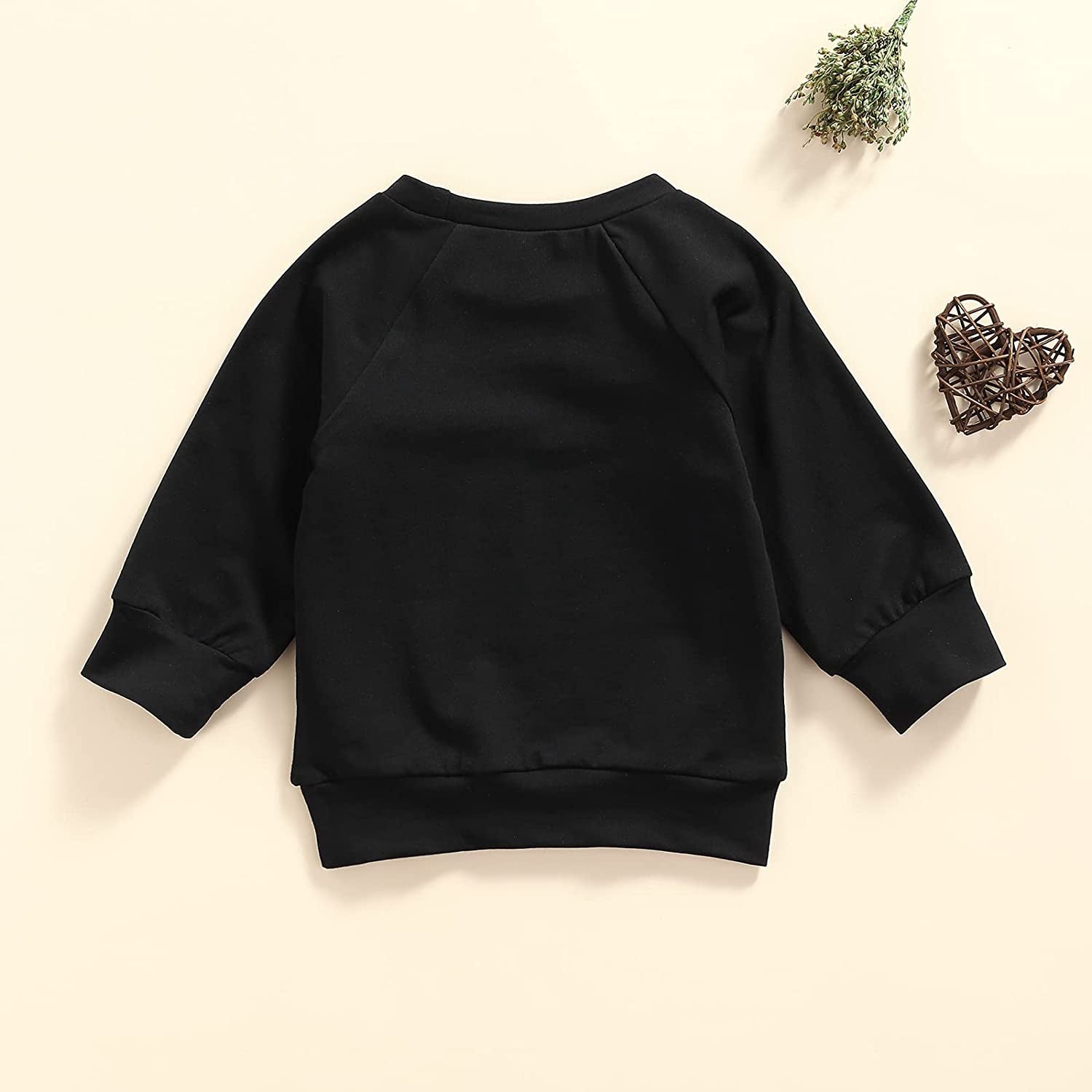 Infant Sweatshirt Toddler Crewneck Sweater Newborn Hoodies Baby Boy Girls Clothes Letter Printed Fall Spring Pullover