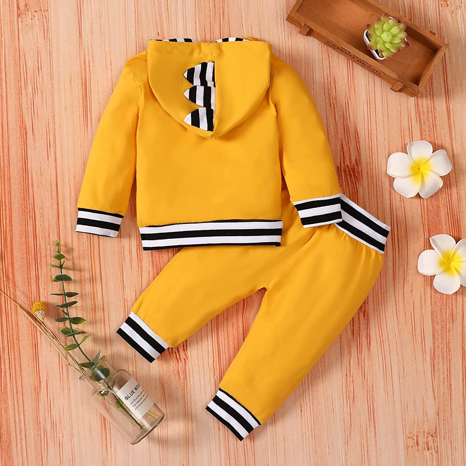 Toddler Infant Baby Boy Girls Clothes Hoodie Fall Winter Sweatsuit Pants Gender Neutral Long Sleeve Outfit Set