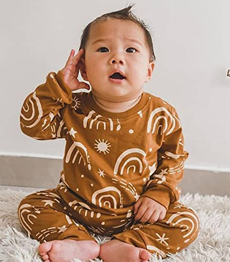 Newborn Infant Baby Girl Clothes Set Long Sleeve Sweatshirts Tops Pants Outfits Clothing Gifts 3 6 9 12 18 24 Months