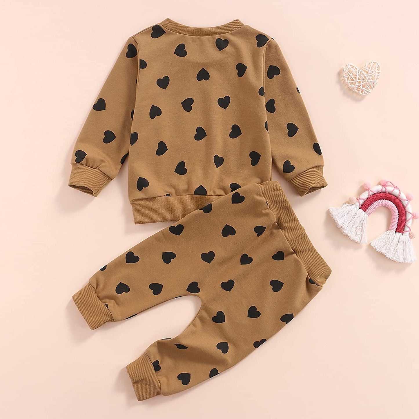 Newborn Infant Baby Girl Clothes Set Long Sleeve Sweatshirts Tops Pants Outfits Clothing Gifts 3 6 9 12 18 24 Months